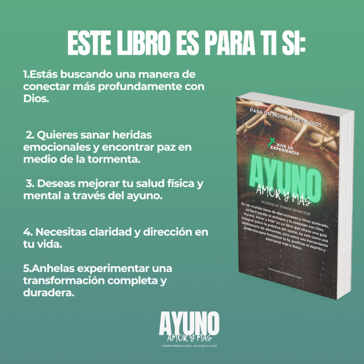 Ayuno, Amor y Más: 40 Días de Transformación | Nación Libros