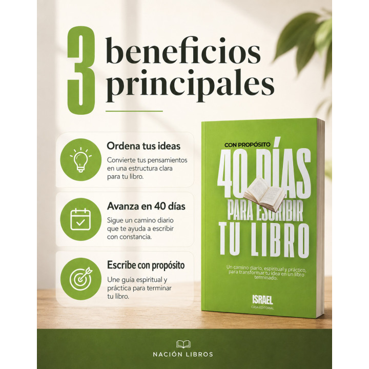 Libro Escribe tu libro en 40 dias