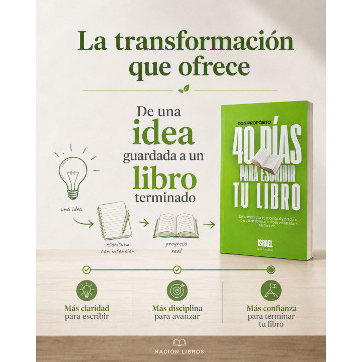 Libro Escribe tu libro en 40 dias