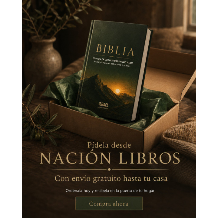 Biblia: Los Nombres revelados El Nombre que es sobre todo nombre. Edición de estudio, letra grande, más de 800 paginas.