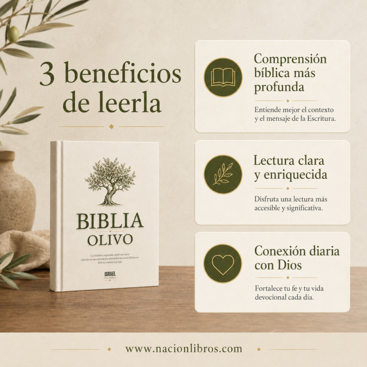 Biblia Olivo -  traducción fiel a los textos originales en hebreo, arameo y griego
